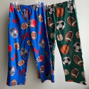 4/$20🛍 Boys bundle 2 pajama bottoms S4/5